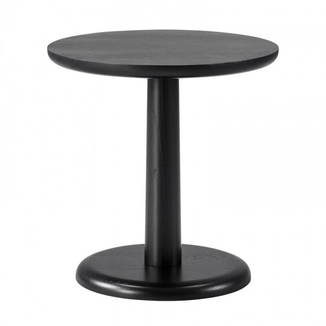 FREDERICIA 프레데리시아 Pon 사이드 테이블 45 cm 블랙 래커 oak FRE1290-BL