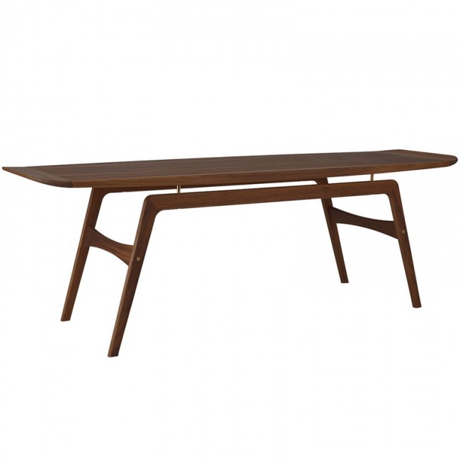 WARM NORDIC 웜 노르딕 Surfboard coffee 테이블 walnut WA2807020
