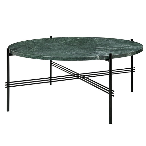 GUBI 구비 TS coffee 테이블 80 cm 블랙 - 그린 marble GB10017160