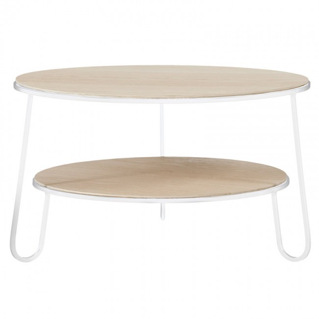 HARTOE 할토 Eugenie coffee 테이블 70 cm oak - 화이트 HO12010721491