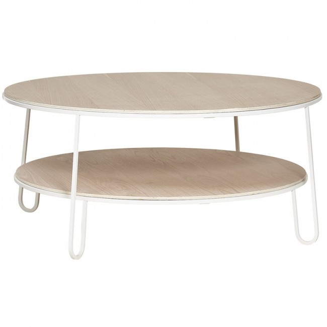 HARTOE 할토 Eugenie coffee 테이블 90 cm oak - 화이트 HO12010721767