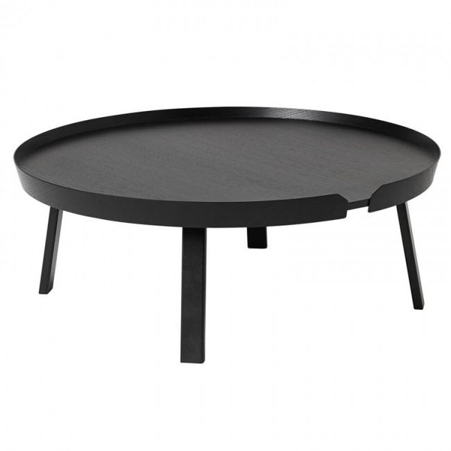MUUTO 무토 Around coffee 테이블 XL 블랙 MU21152