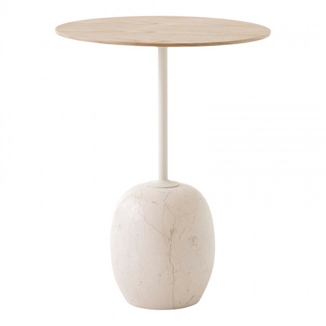 &TRADITION 앤트레디션 Lato LN8 coffee 테이블 oak - Cream Diva marble TR86202092