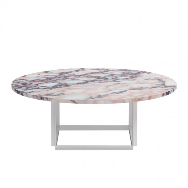 NEW WORKS 뉴 웍스 Florence coffee 테이블 90 cm 화이트 - marble Viola NW40767-40753