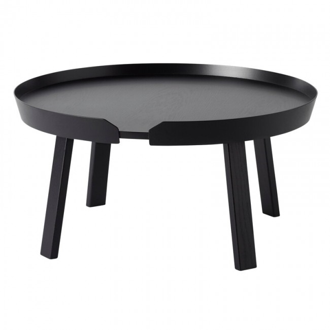 MUUTO 무토 Around coffee 테이블 라지 블랙 MU10073