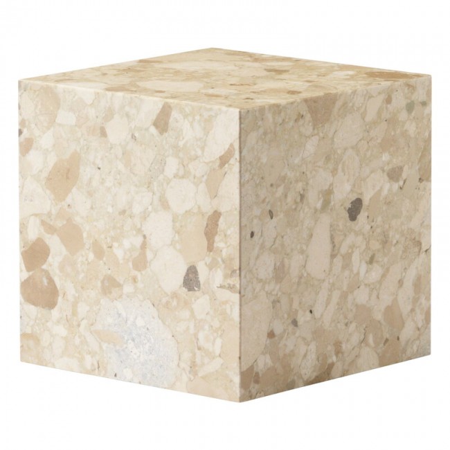 MENU Plinth 테이블 cube Kunis Breccia marble MENU Plinth table  cube  Kunis Breccia marble 00043