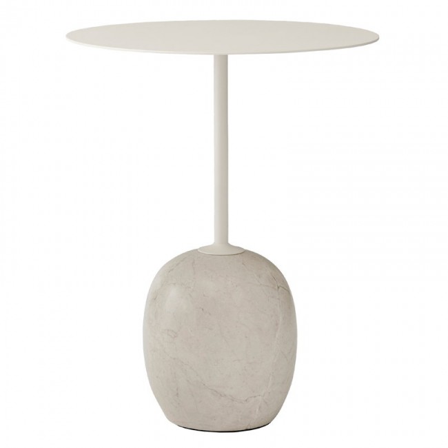&TRADITION 앤트레디션 Lato LN8 coffee 테이블 화이트 - Cream Diva marble TR86202005