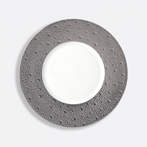 베르나르도 에퀴메 아씨에트 접시 플레이트 실버 21cm / Bernardaud Ecume Assiette Plate Sliver 21cm