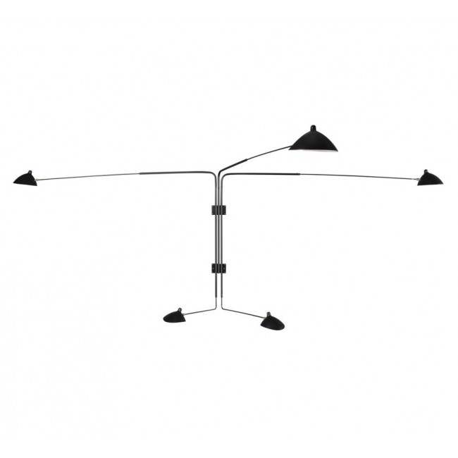 세르주 무이 스콘스 With 로테이팅 암즈 스트레이트 벽등 벽조명 / Serge Mouille Sconce With Rotating Arms Straight Wall Lamp 26568
