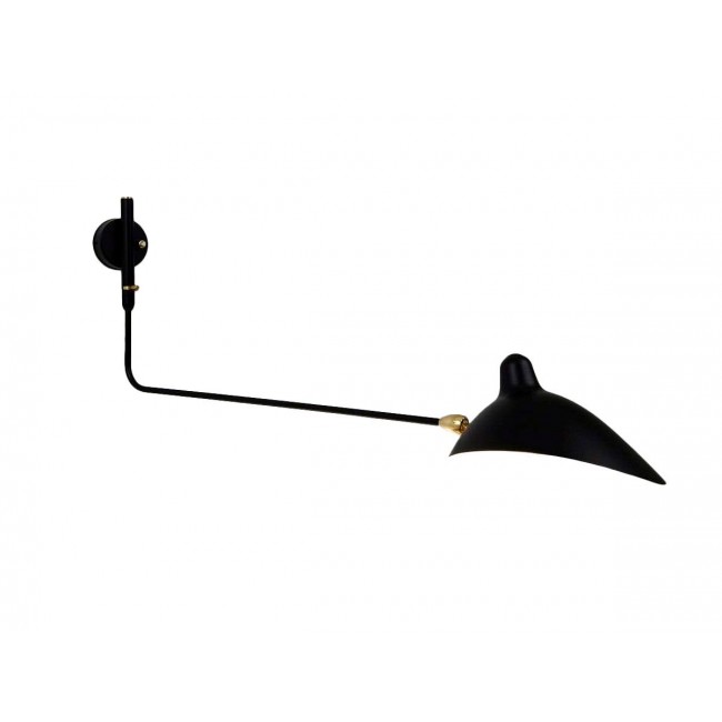 세르주 무이 스콘스 One 로테이팅 스트레이트 Arm 벽등 벽조명 / Serge Mouille Sconce One Rotating Straight Arm Wall Lamp 26303