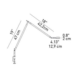 루체플랜 Otto Watt 테이블조명 (클램프 버전) / Luceplan Otto Watt Table Lamp with Clamp 24325