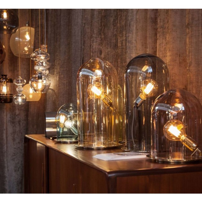 엡앤플로우 Glow in Dome Ø. 15 5 테이블조명 - 딥 블루 / Ebb & Flow Glow in Dome Ø. 15,5 Table Lamp - Deep Blue 24288