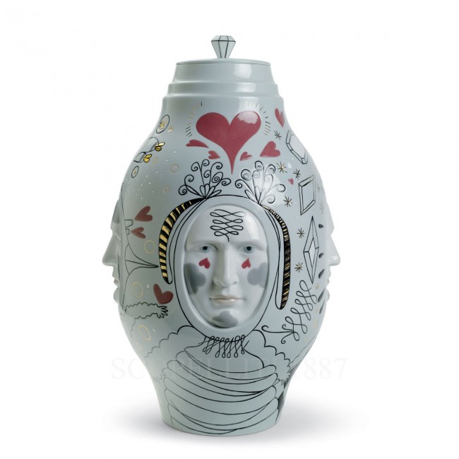 LLADROE 야드로 Conversation 화병 꽃병 by Jaime 헤이ON 리미티드 에디션 LladrOE Lladro Conversation Vase by Jaime Hayon Limited Edition 01836