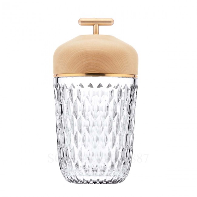 SAINT LOUIS Folia POR테이블조명 wood clear ash clear 크리스탈 Saint Louis Folia portable lamp wood clear ash clear crystal 01771