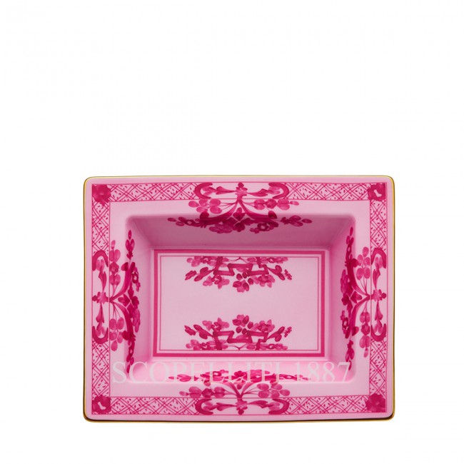 GINORI 1735 직사각형 Vide Poche 오리엔트E Italiano Porpora Ginori 1735 Rectangular Vide Poche Oriente Italiano Porpora 01369