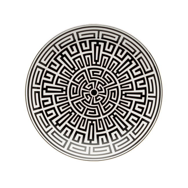 지노리 1735 CENTRE피스 접시 Labirinto Nero Ginori Centrepiece plate 01195