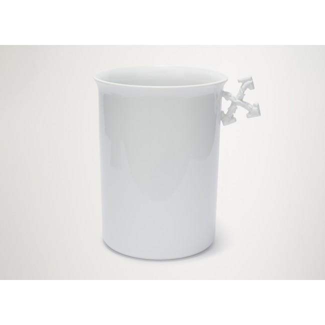 지노리 1735 라지 포셀린 화병 꽃병 Ivy Arrow OFF-화이트 C/O Ginori Large porcelain vase Off-White 01157