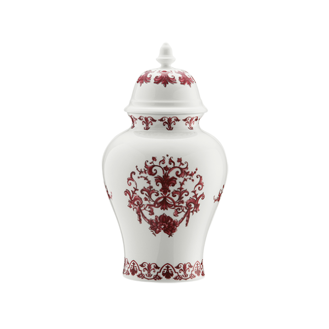지노리 1735 Potiche 화병 꽃병 Babele Rosso Ginori Vase 01127
