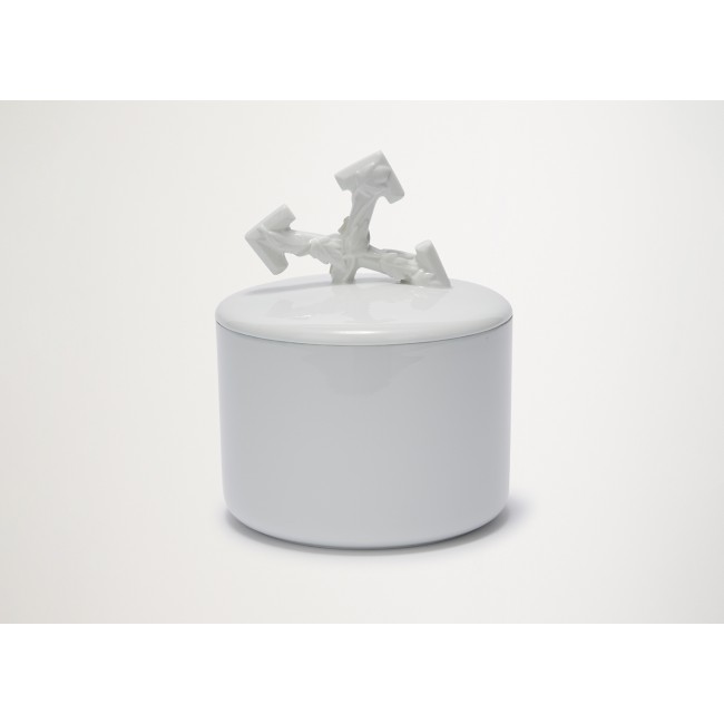 지노리 1735 포셀린 box with lid Ivy Arrow Ginori Porcelain 01066
