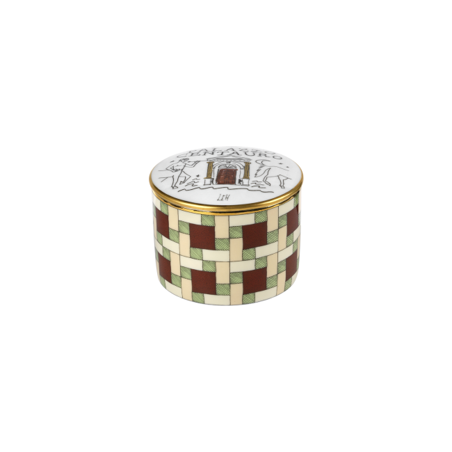 지노리 1735 포셀린 box Palazzo Centauro Ginori Porcelain 01034