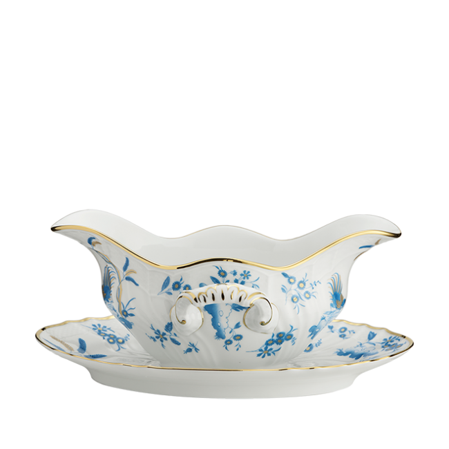 지노리 1735 Gravy boat Oro Di Doccia Turchese Ginori 01027