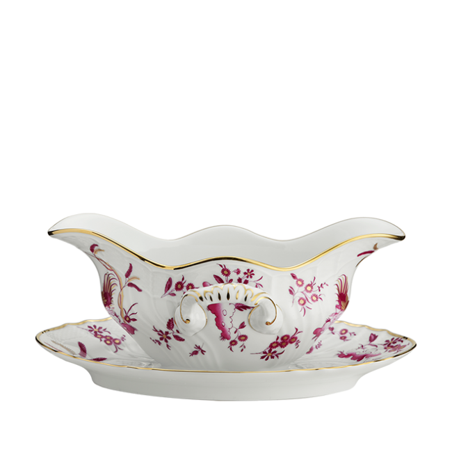 지노리 1735 Gravy boat Oro Di Doccia Magenta Ginori 01025