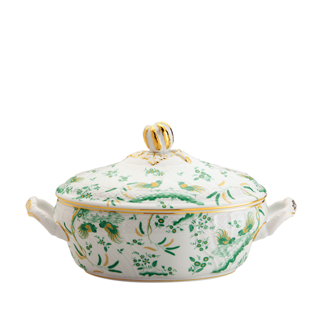 지노리 1735 Tureen Oro Di Doccia Giada Ginori 00987