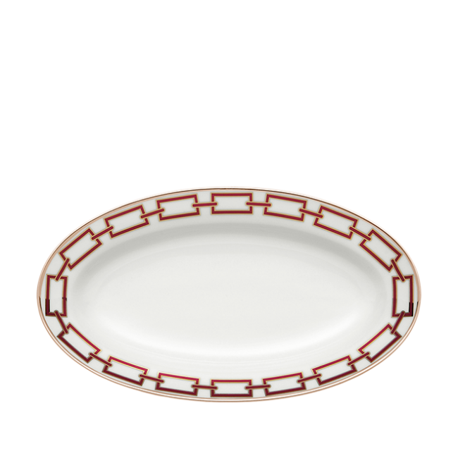 지노리 1735 Pickle 디쉬 Catene Scarlatto Ginori dish 00915