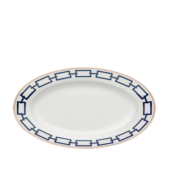 지노리 1735 Pickle 디쉬 Catene Zaffiro Ginori dish 00914