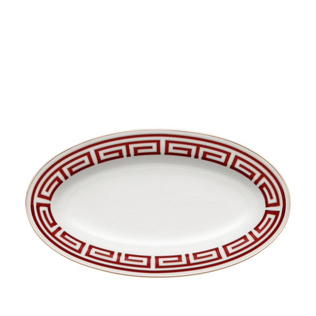 지노리 1735 Pickle 디쉬 Labirinto Scarlatto Ginori dish 00911