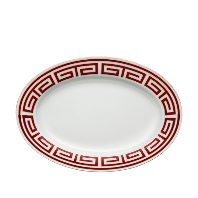 지노리 1735 플래터 Labirinto Scarlatto Ginori Platter 00864