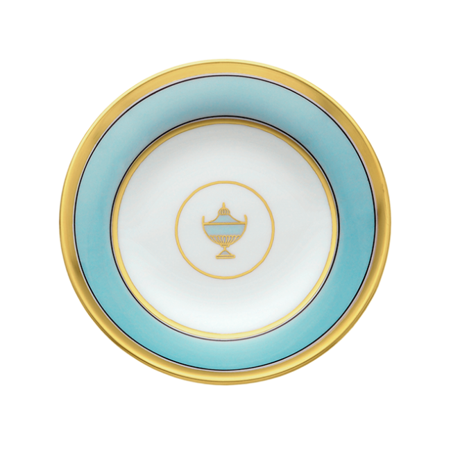 지노리 1735 Tea 소서 Contessa Indaco Ginori saucer 00840