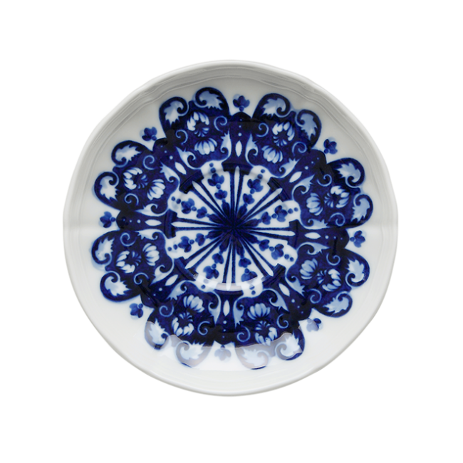 지노리 1735 Tea 소서 Babele Blu Ginori saucer 00833