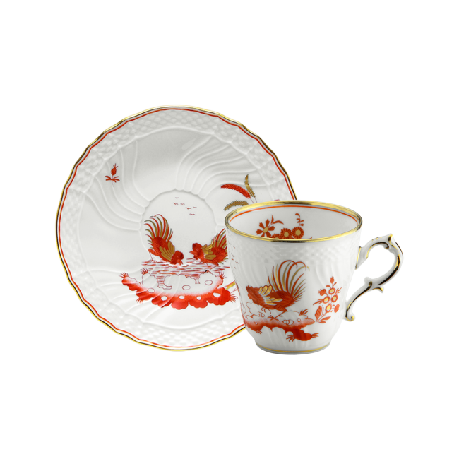 지노리 1735 에스프레소 컵 with 소서 for two Galli Rossi Ginori Espresso cup saucer 00830