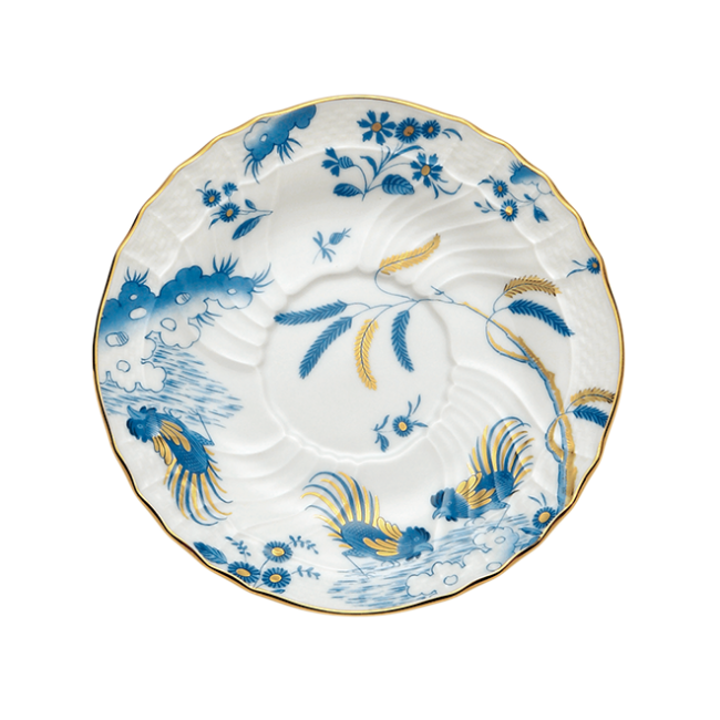 지노리 1735 Tea 소서 Oro Di Doccia Turchese Ginori saucer 00820