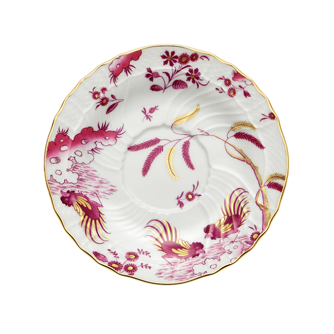 지노리 1735 Tea 소서 Oro Di Doccia Magenta Ginori saucer 00818