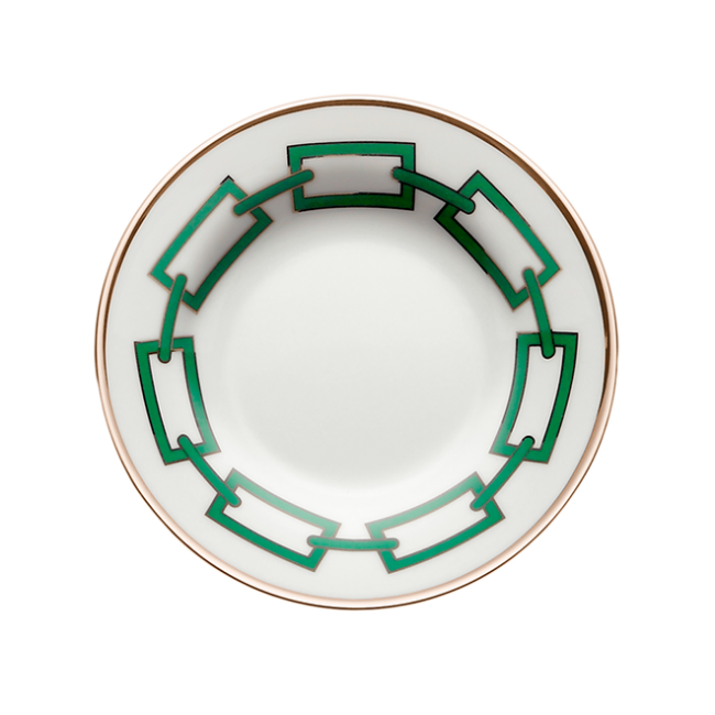 지노리 1735 Espresso 소서 Catene Smeraldo Ginori saucer 00803