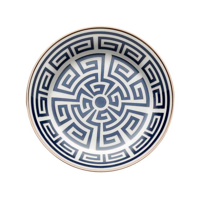 지노리 1735 Tea 소서 Labirinto Zaffiro Ginori saucer 00796
