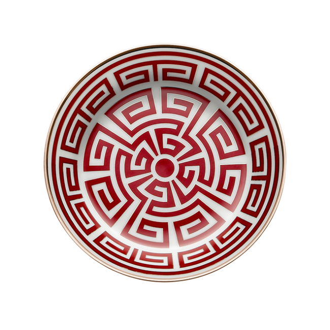 지노리 1735 Tea 소서 Labirinto Scarlatto Ginori saucer 00794