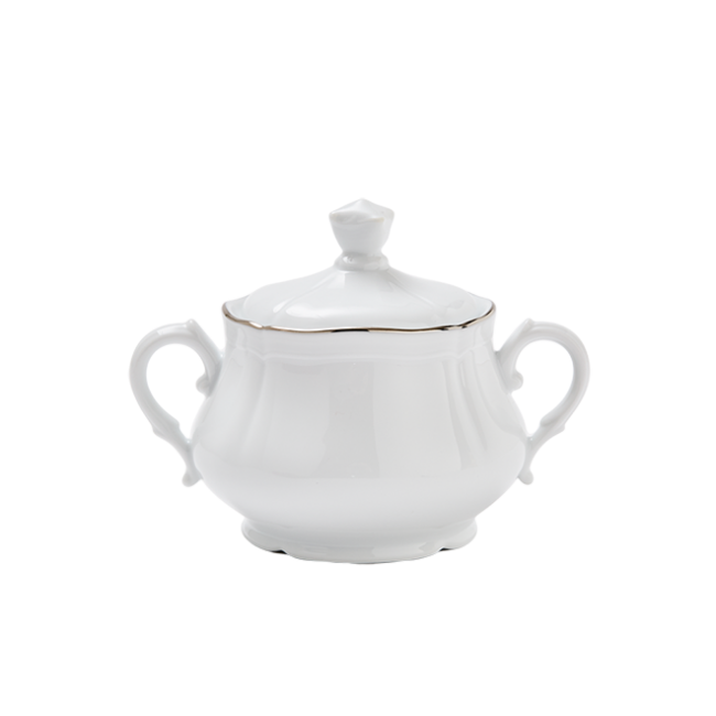 지노리 1735 Sugar 볼 Corona platino Ginori bowl 00720