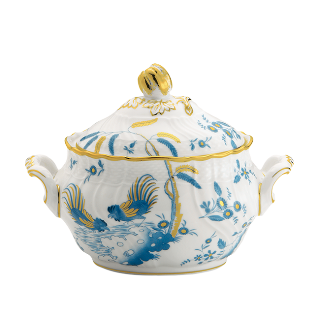 지노리 1735 Sugar 볼 Oro Di Doccia Turchese Ginori bowl 00714