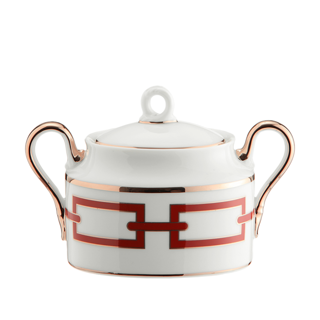 지노리 1735 Sugar 볼 Catene Scarlatto Ginori bowl 00709