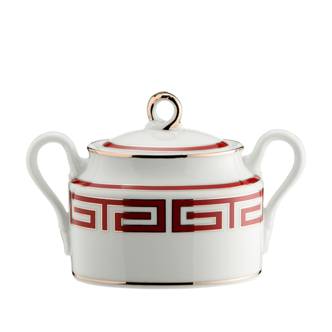 지노리 1735 Sugar 볼 Labirinto Scarlatto Ginori bowl 00703