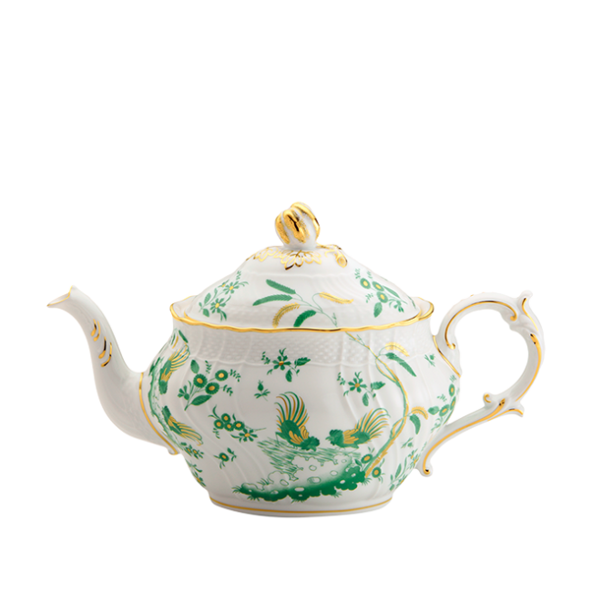 지노리 1735 티포트 Oro Di Doccia Giada Ginori Teapot 00678