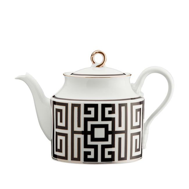 지노리 1735 티포트 Labirinto Nero Ginori Teapot 00667