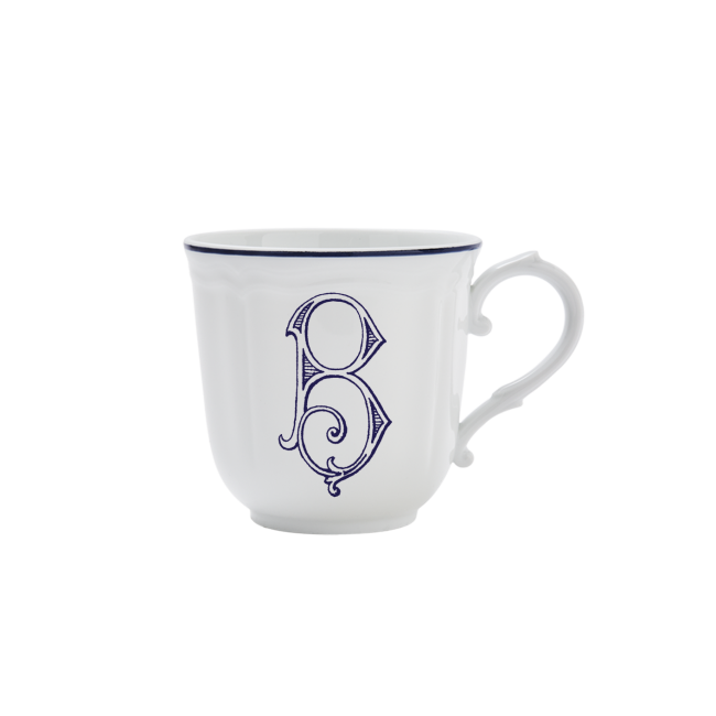 지노리 1735 머그 CORONA 모노GRAM BLU Ginori MUG MONOGRAM 00647