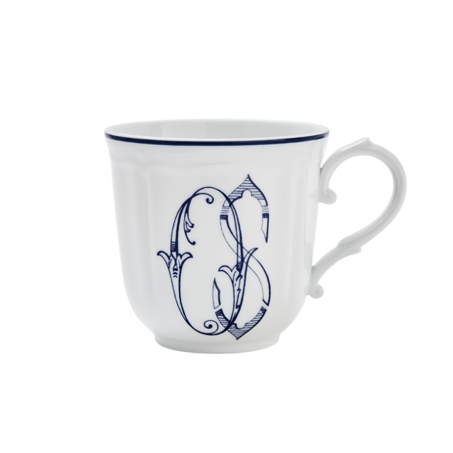 지노리 1735 머그 Corona 모노GRAM blu 코발트 Ginori Mug Monogram cobalto 00569