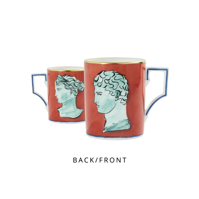 지노리 1735 머그 코랄 Red Ginori Mug Coral 00525