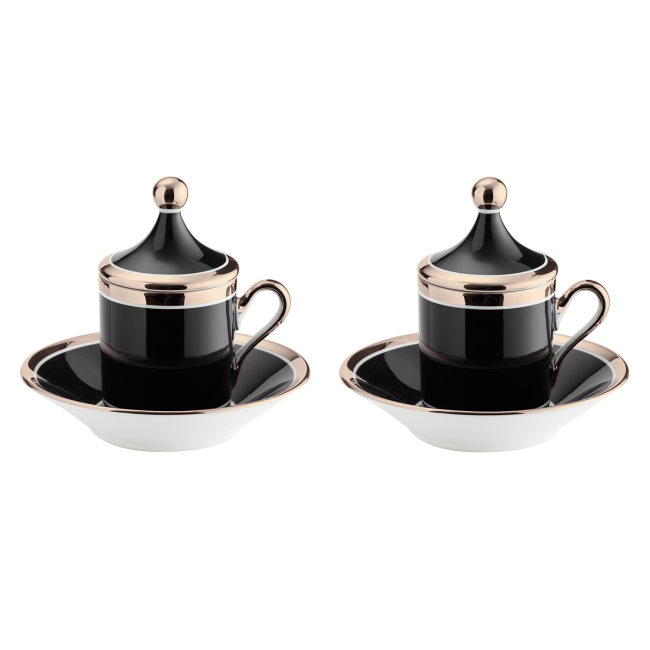 지노리 1735 Espresso set for two Contessa Onice Ginori 00519
