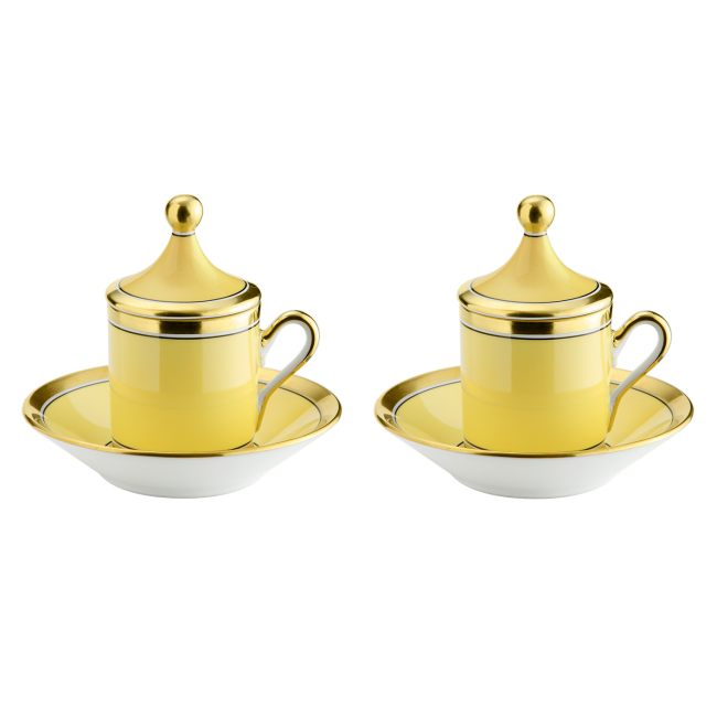 지노리 1735 Espresso set for two Contessa Citrino Ginori 00518